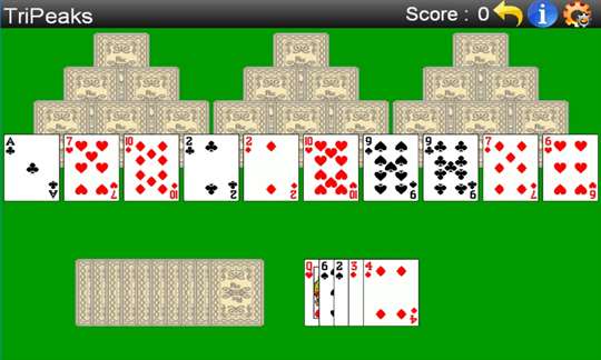 TriPeaks Solitaire (Free) screenshot 1