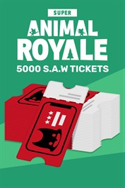 Super Animal Royale - 5000 SAW Tickets
