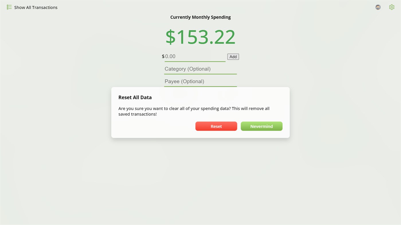 #4. Monthly Spending Tracker (Windows) Podle: Ape Apps