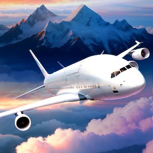 Simulateur de Vol 3D - Jeu de Pilote d' Avion