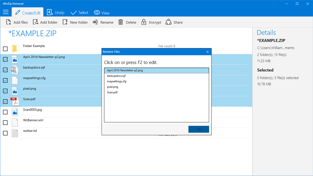 WinZip Universal_4