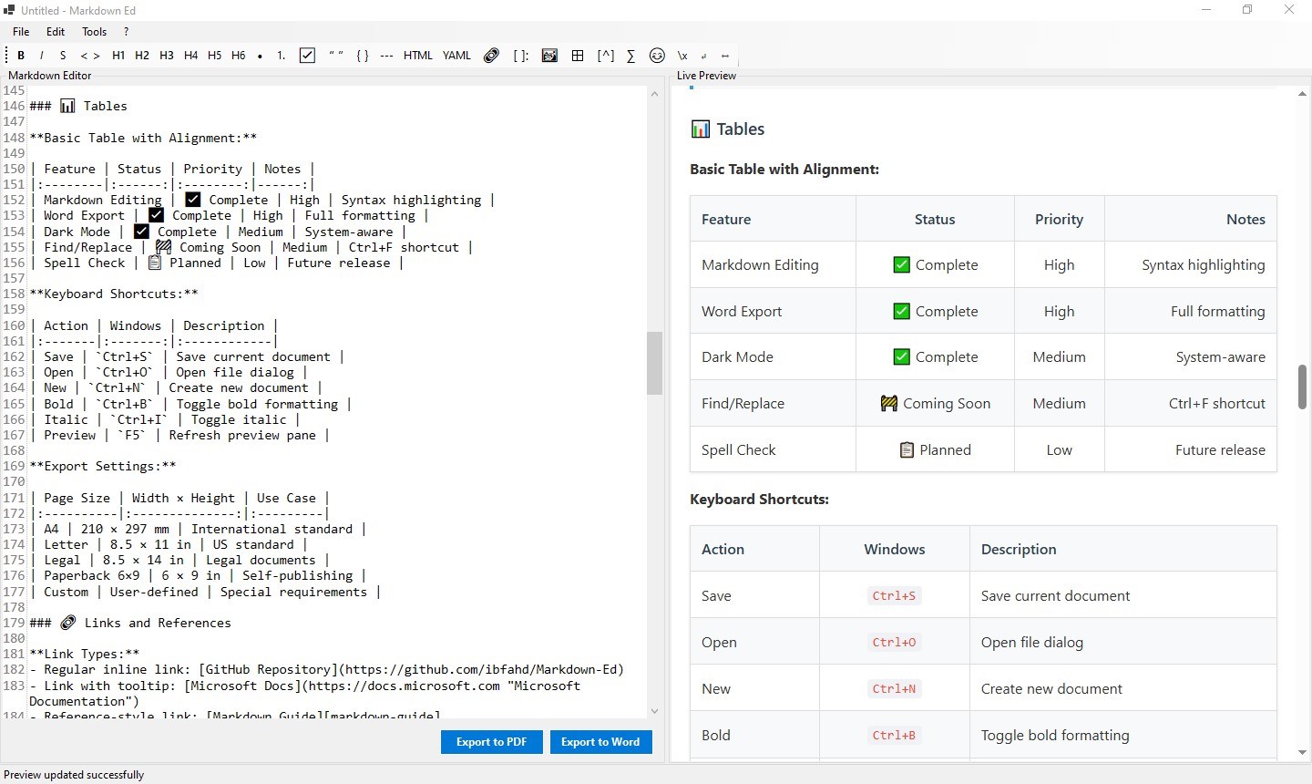 Markdown Ed Free screenshot