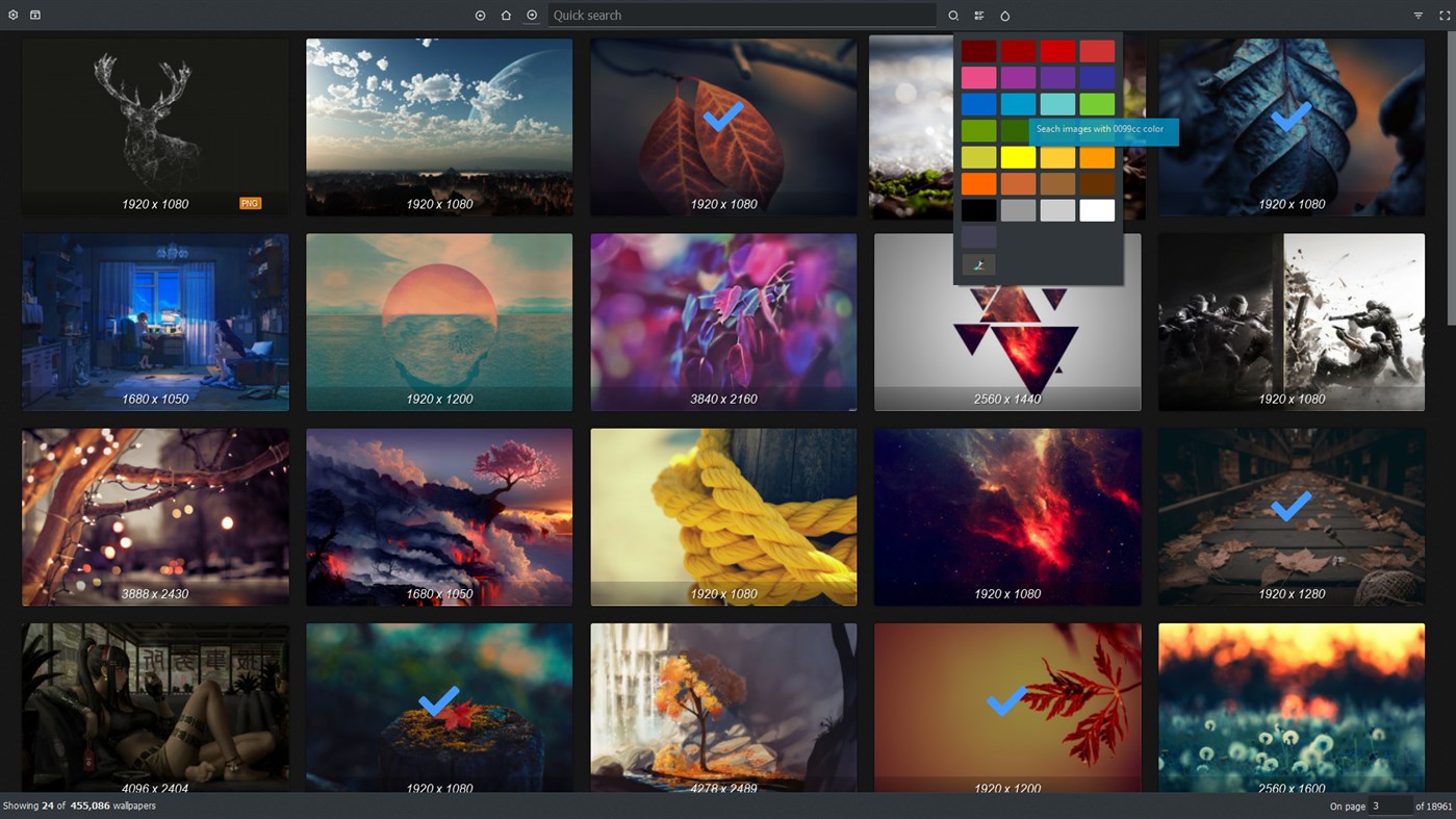 #5. Wonderwall Wallpaper Manager (Windows) 由: keshavnrj