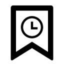 时钟书签 icon