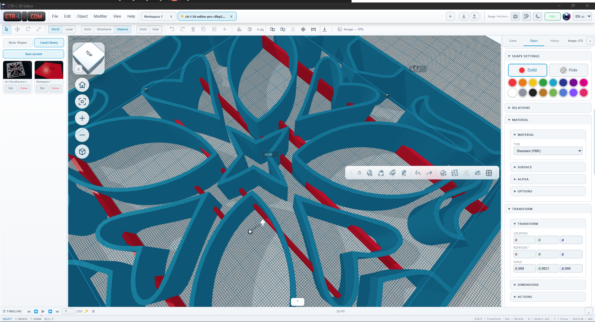 3D Editor Pro screenshot