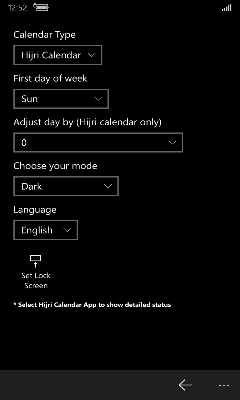 Hijri Calendar for Windows 10