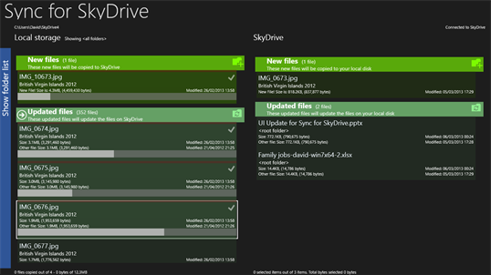 Sync for SkyDrive screenshot 5