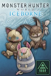 MHW:I Room Decor: Giant Stuffed Doll Set