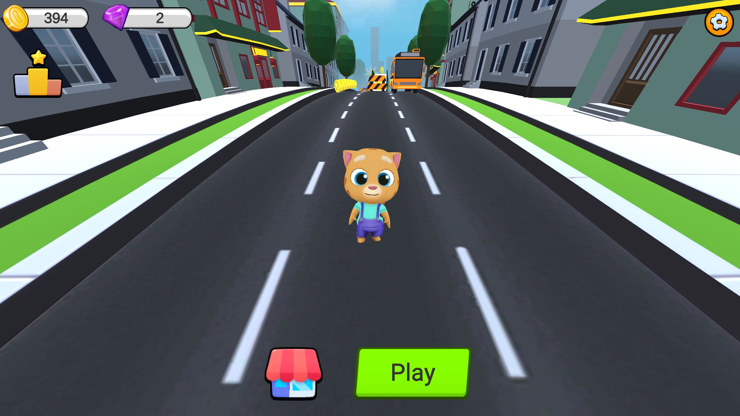 Screenshot van de Goldrun Casino app interface