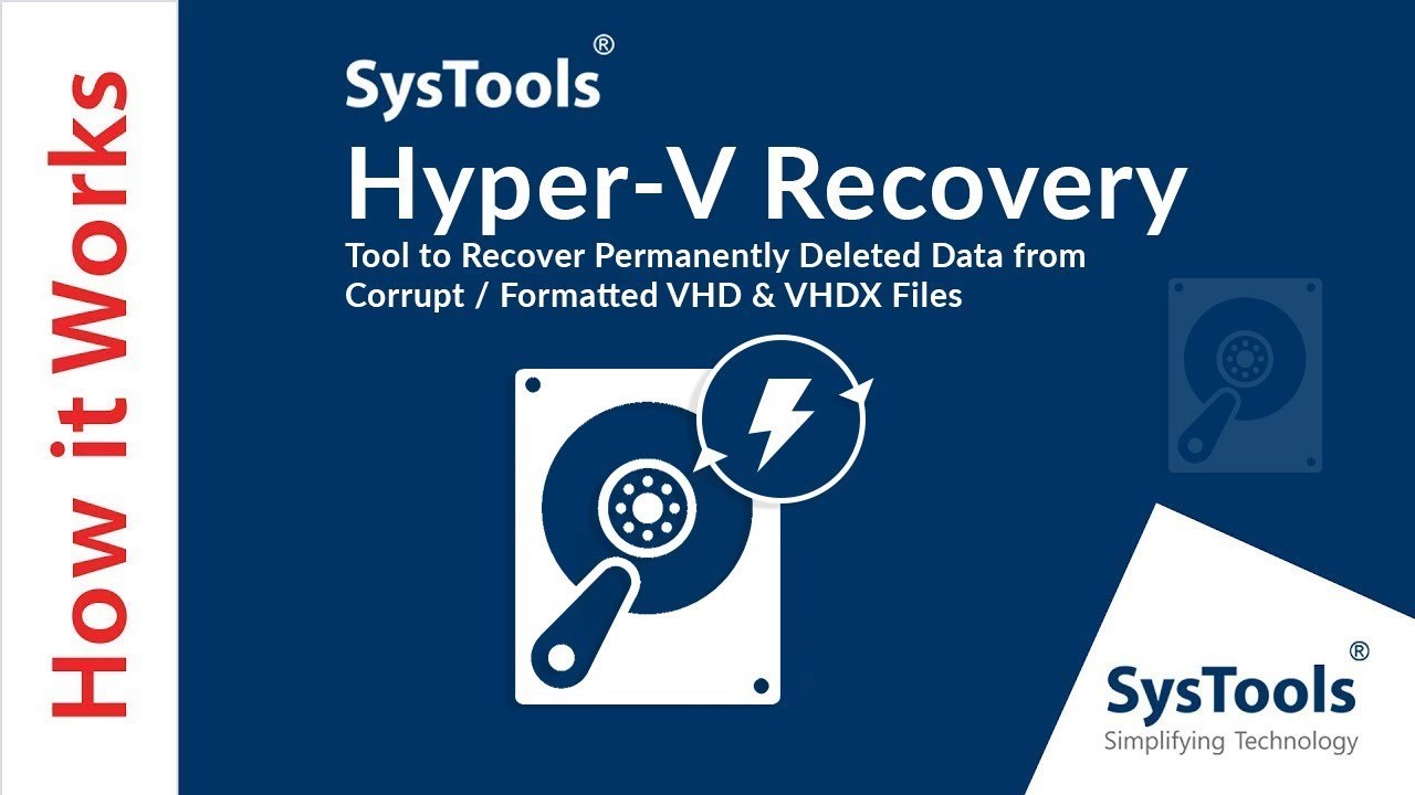 Snapshot 1 of SysTools Hyper-V Data Recovery