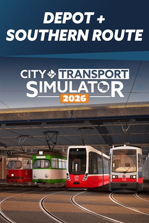 CTS 2026 - Map DLC: Bus + Tram Depot & South-Route - City Transport Simulator Bus & Tram