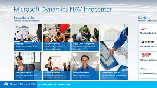 Microsoft Dynamics NAV Infocenter screenshot 1