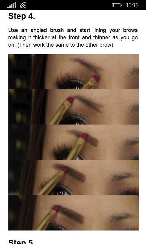 Captura de Pantalla 3 DIY Eyebrows Step by Step windows