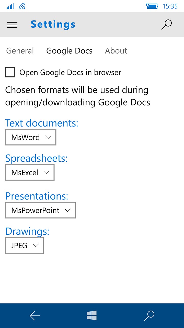 for Windows 10 Mobile