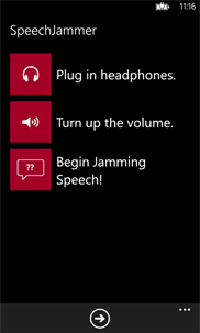 SpeechJammer Free screenshot 1