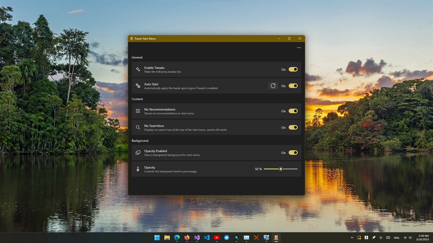 #3. Power Start Menu (Windows) Av: Hereafter2