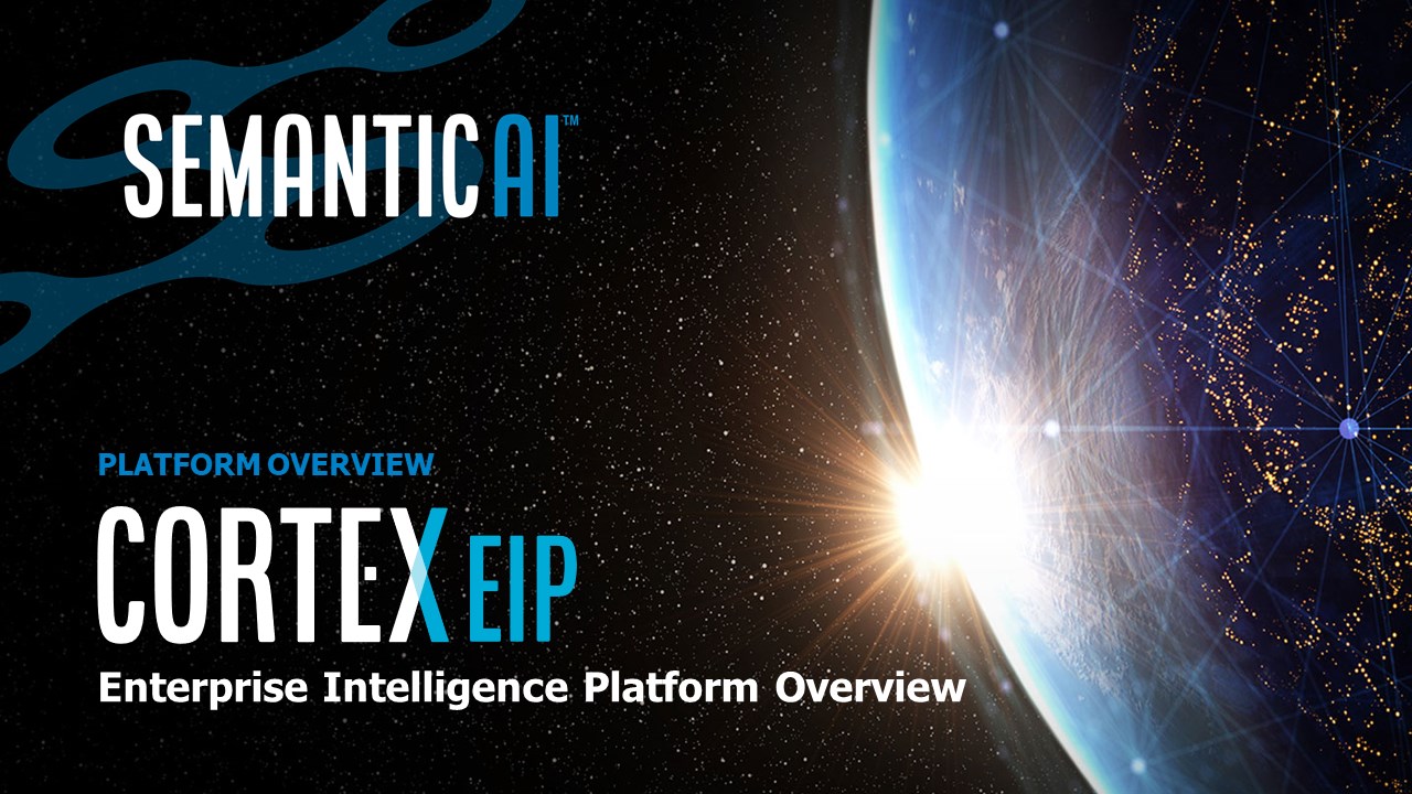 Snapshot 1 of Cortex EIP (Enterprise Intelligence Platform)
