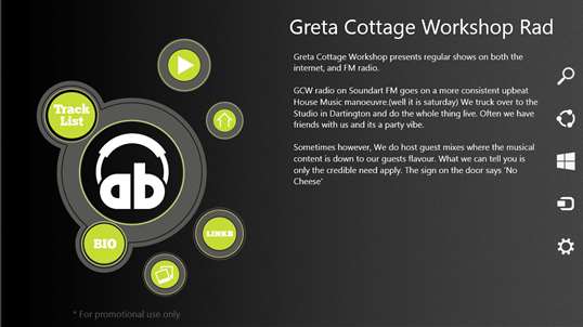 Greta Cottage Workshop Radio : Live 4/5/11 Soundart FM screenshot 3
