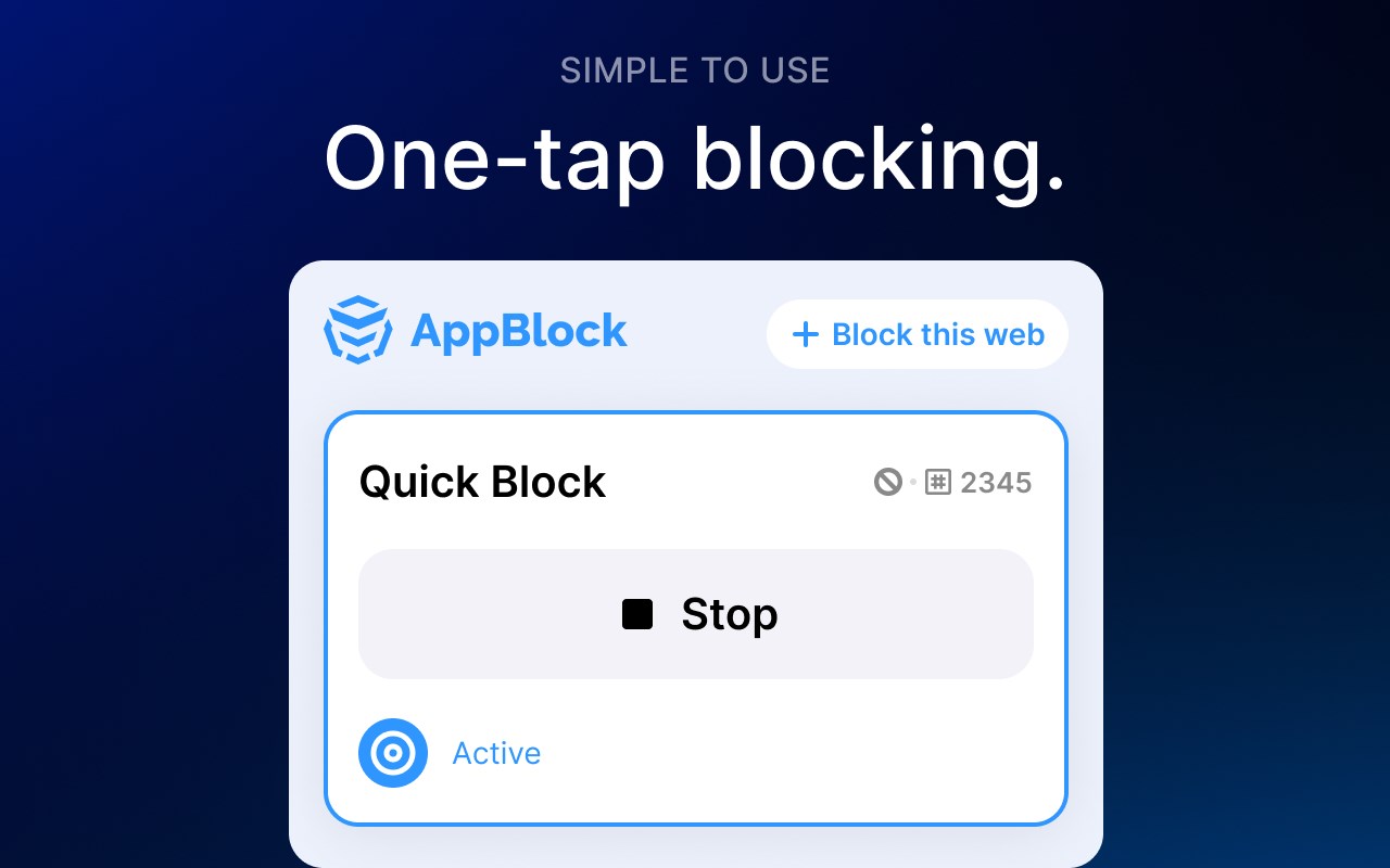 AppBlock - Block sites & Stay focused