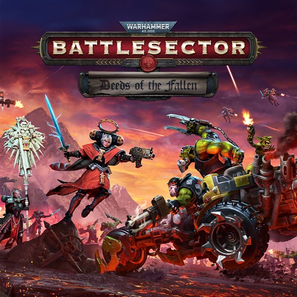 Warhammer 40,000: Battlesector - Deeds of the Fallen Xbox Series X|S and Xbox One cover art
