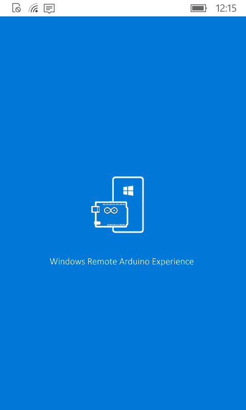 Windows Remote Arduino Experience screenshot