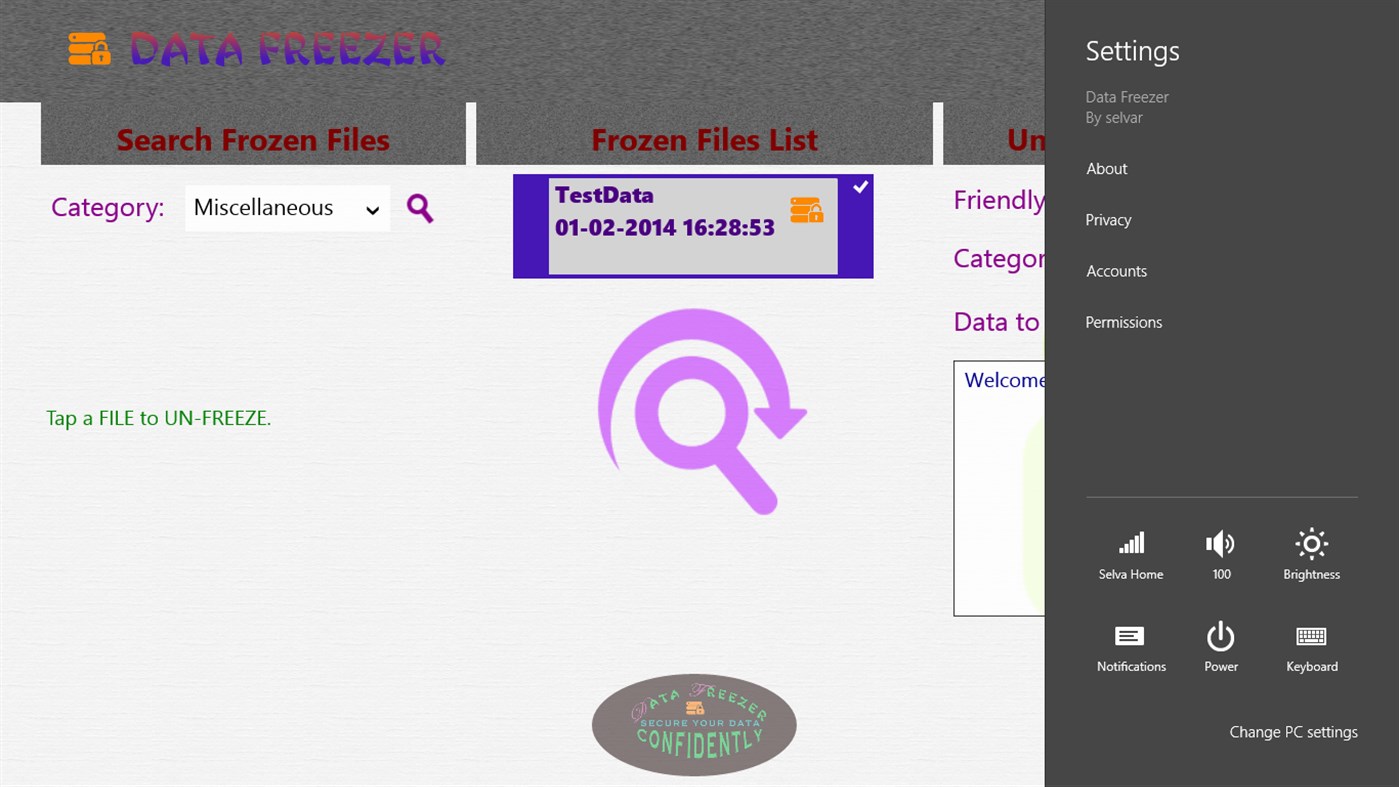 #8. Data Freezer (Windows) Oleh: selvar