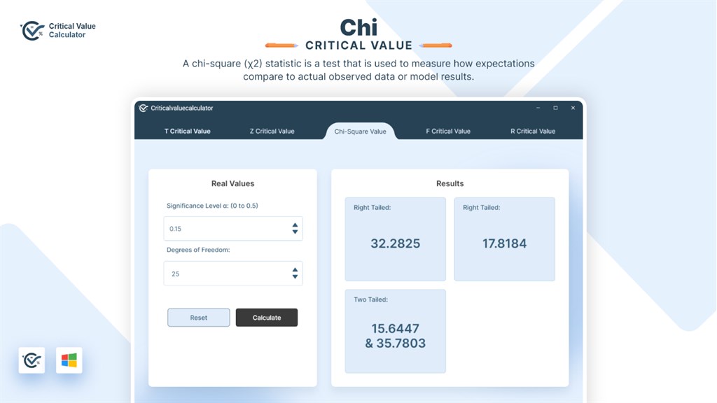 Critical Value Calculator - Microsoft Apps