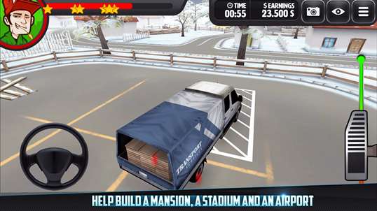 Trucking 3D! Construction Delivery Simulator screenshot 2