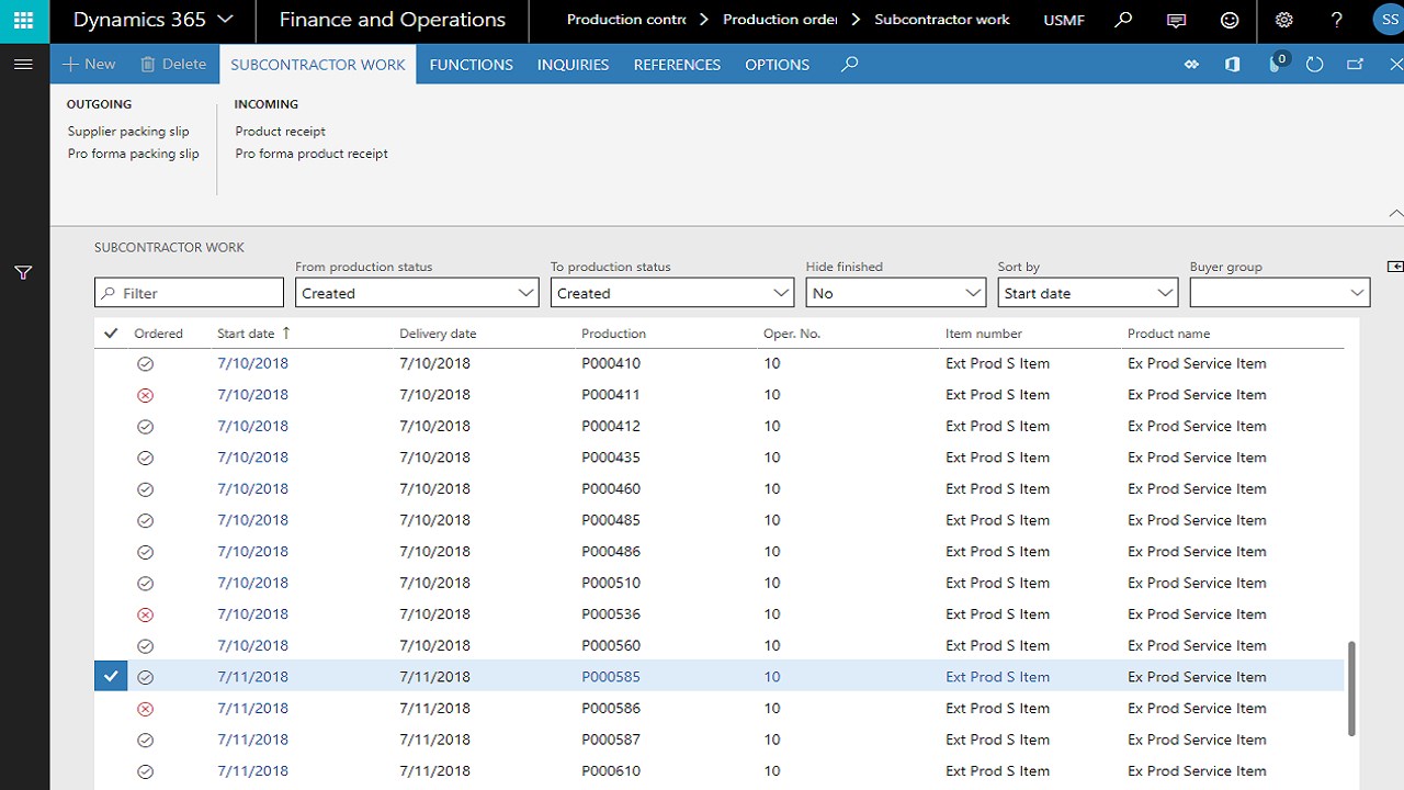 Snapshot 2 of Avanade External Production