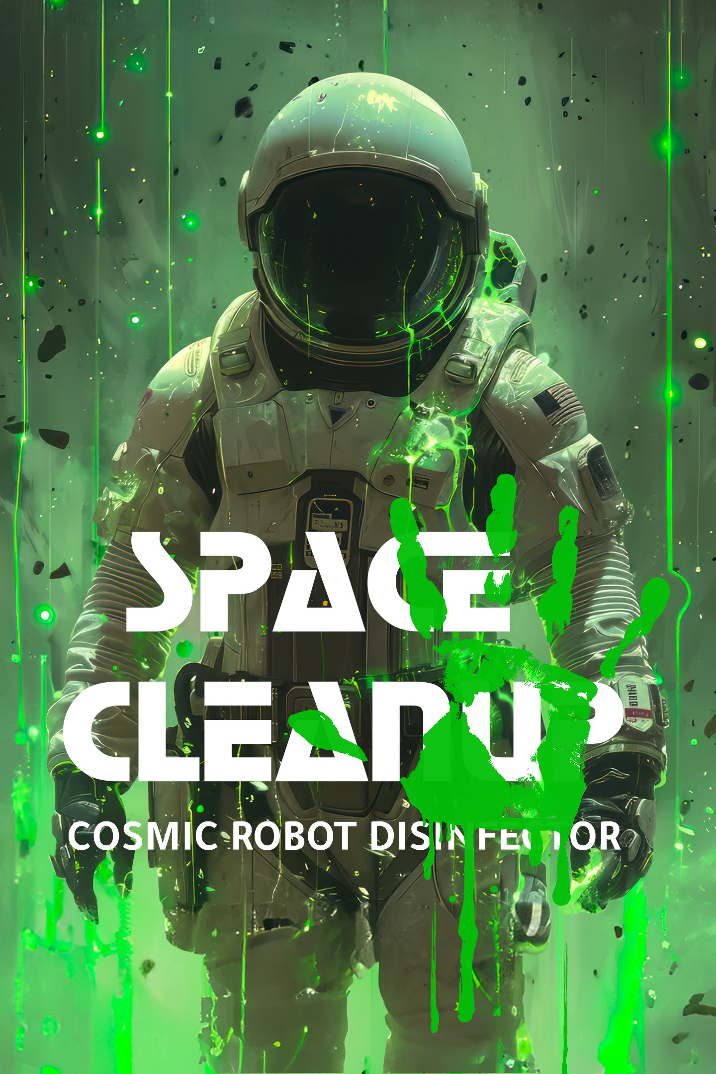 Space CleanUp: Cosmic Robot Disinfector cover art