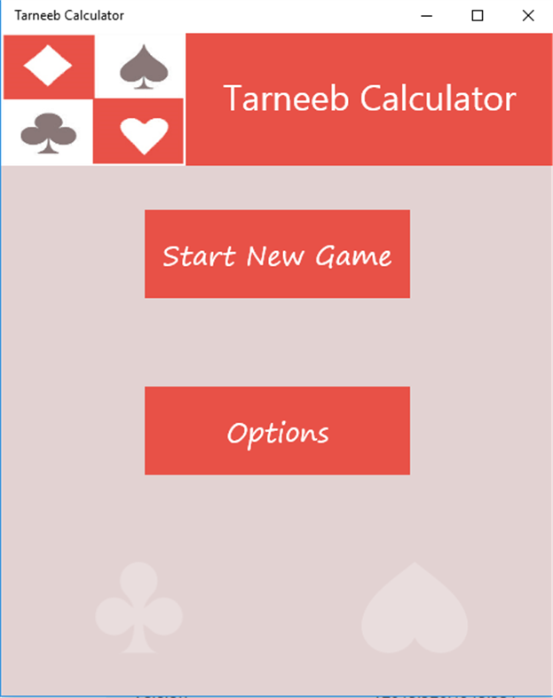 #1. Tarneeb Calculator (Windows) By: Karim Emara