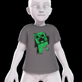 Minecraft Creeper Inside T-Shirt