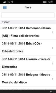 Calendario Fiere screenshot 1