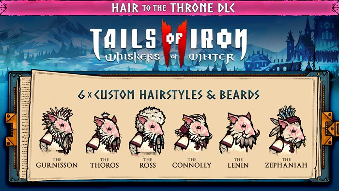 Tails of Iron 2: Whiskers of Winter - Hair to the Throne Pack — скриншот 1