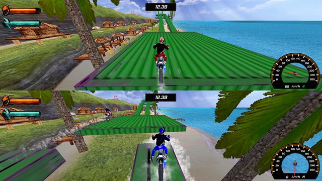 Hill Bike Racing 3D - Multiplayer 1V1 screenshot 1