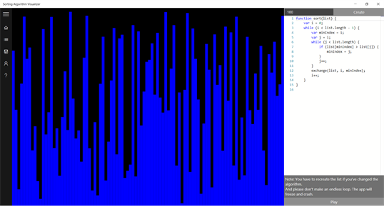 Sorting Algorithm Visualizer screenshot 1