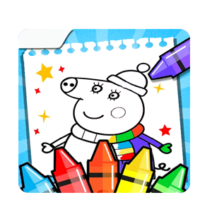 pepp piglet coloring