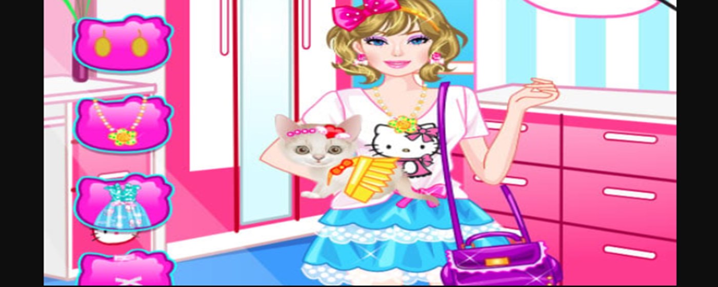 Barbie With Kitty Game marquee promo image