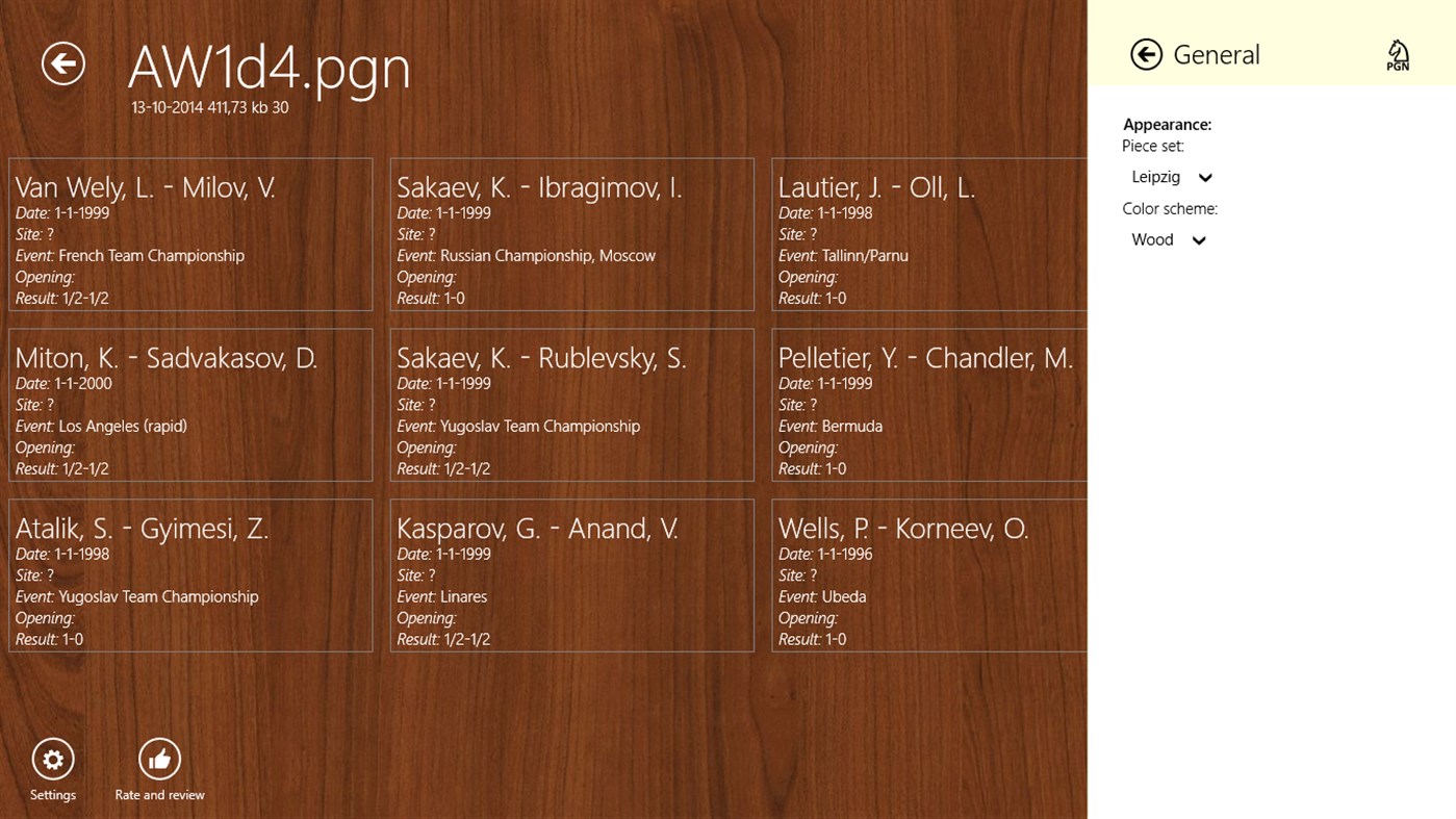 #3. PgnViewer (Windows) 由: Lokasoft