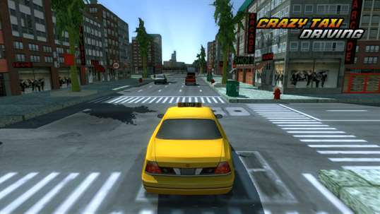 Crazy Taxi Driving 3D screenshot 1