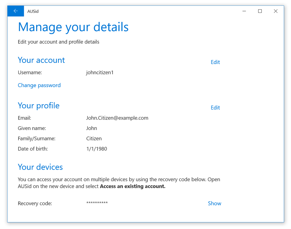 #3. AUSid (Windows) Podle: Australian Taxation Office