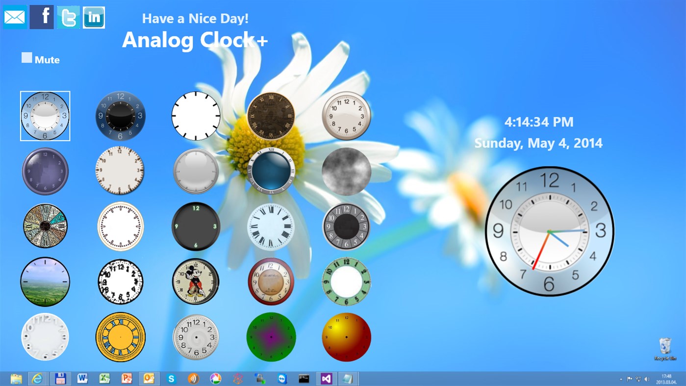 #1. Analog Clock+ (Windows) Podle: trenya