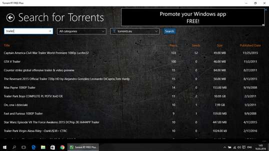 Torrent RT FREE Plus screenshot 2