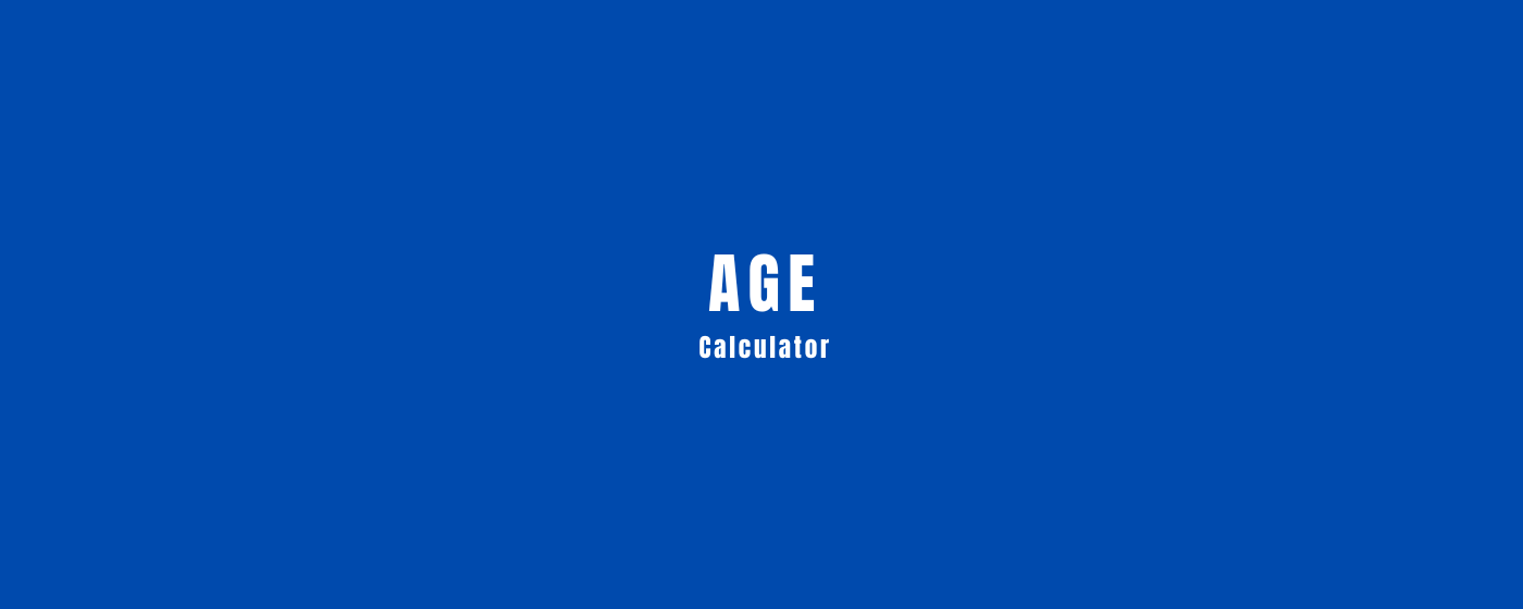 Age Calculator