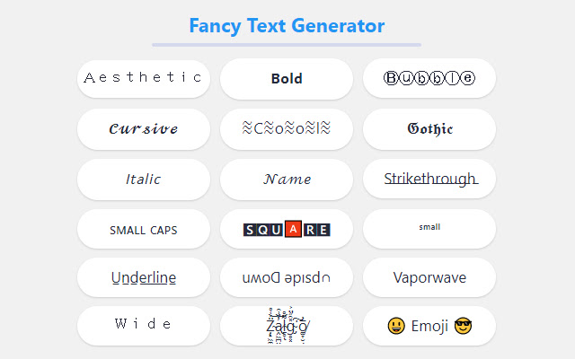 Fancy Text Generator promo image
