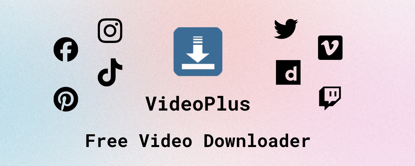 Free Video Downloader marquee promo image