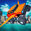 Flying Monster Truck Simulator : Real Crazy Pilot