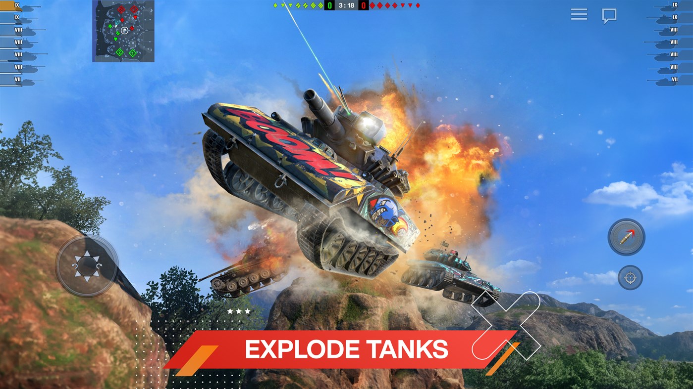 #2. World of Tanks Blitz (Windows) Ved: Wargaming Group Limited