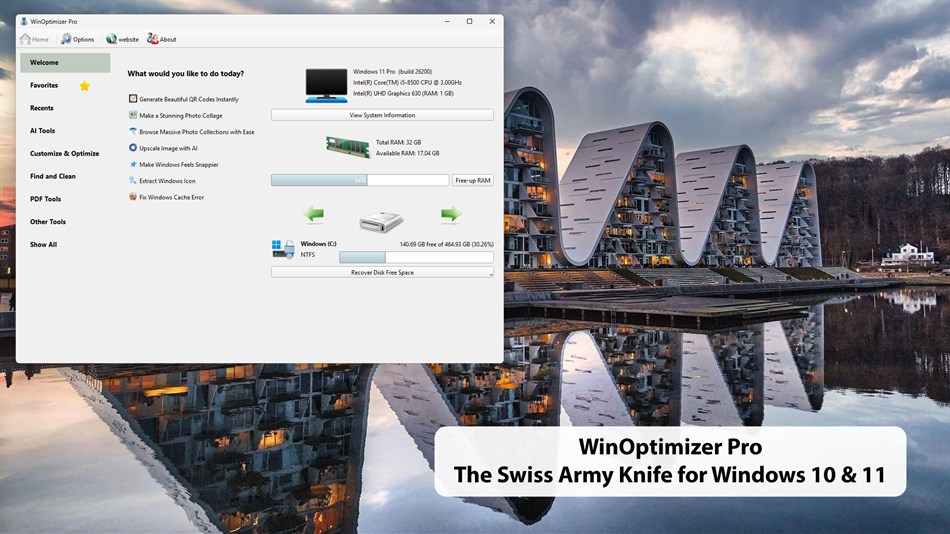 WinOptimizer Pro – Windows Tweaker & Optimizer (Windows) — Price ...