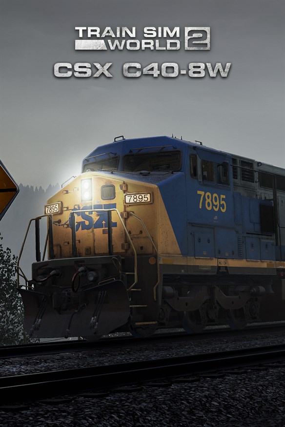 Train Sim World 2: CSX C40-8W Xbox Series X|S and Xbox One cover art